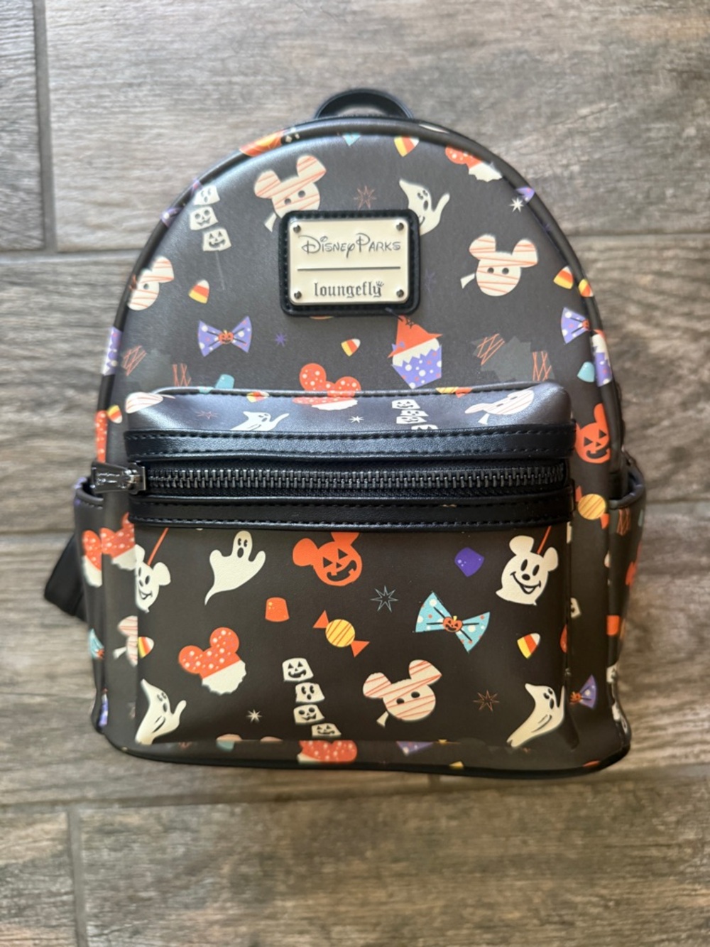 Loungefly Disney Parks Halloween Mini Backpack - Black